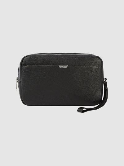 Calvin Klein Táskák & Kiegészítők HU519453 | Calvin Klein Bőr Férfi Sminktáska Fekete
